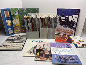 lot 175 image: Art magazines and Linnea Poster Calendars