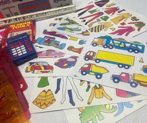 lot 208 image: Vintage Stencils from the 1970s and Cards