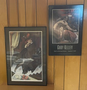 lot 241 image: Art Deco Style Framed Poster Art