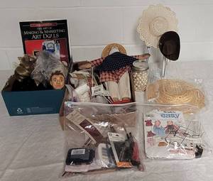 lot 177 image: Doll Making Supplies