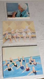 lot 218 image: Colored Pencil by Ann Oliphant -The Ladies
