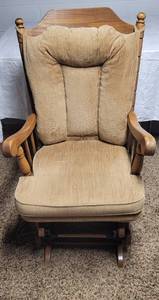 lot 222 image: Glider Rocker Furniture Store Oak