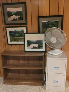 lot 229 image: Photography Art, Shelf and Fan