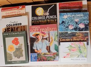 lot 277 image: Artists Books Realism, Colored Pencil, Water Color