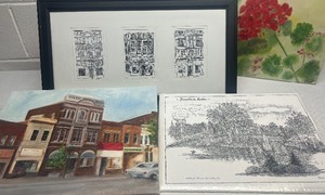 lot 259 image: Artwork Depicting Albert Lea Scenes