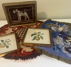 lot 122 image: Tapestry and Cross Stitch Art