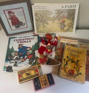lot 125 image: Scandinavian Books, Anne Beate Design Wrapped Fairy Pixie Dolls