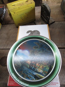 Schwans Redlin Tin, Cigar Box, Ammo Box, Book Ends