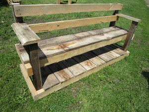 Custom Made Bench, Elevated Shoe Floor