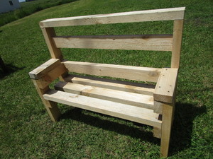 Custom Made Garden Bench