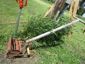 Vintage ROHO Style Cultivator Tiller