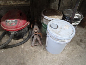 Barn Paint, Shop Vac, Jack Stands