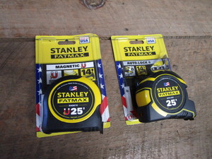 New Fat Max Stanley Tape Measures