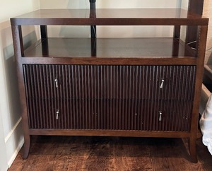 lot 44 image: Two Bernhardt Haven 2-Drawer Bachelors Chests in Brunette