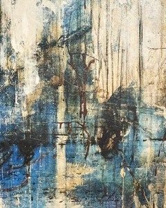 lot 8 image: Large Open Port Framed Abstract Art by Joshua Schicker