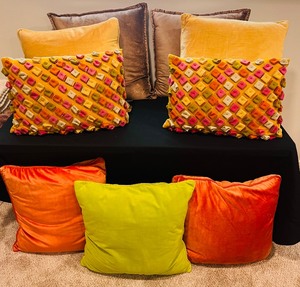 lot 64 image: Pier 1 Throw Pillows for Autumn