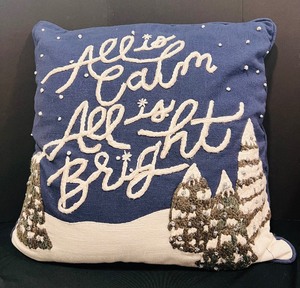 lot 66 image: Holiday Fabulous Christmas Pillows and Throw Blankets
