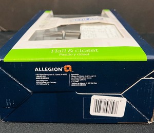lot 68 image: Brand New Schlage Hall and Closet LAT Finish Satin Nickel by Allegion