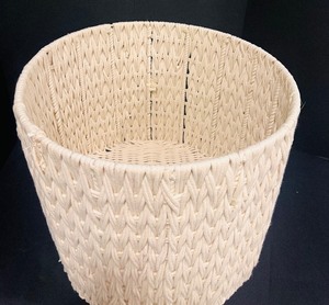 lot 53 image: Beautiful Cream  White Large Blanket Basket