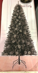 lot 179 image: Enchanted Forest 7 12 Foot Chasmere Endicott Simple Shape Slim Fir Tree