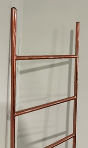 lot 132 image: Copper Toned Decorative Ladder