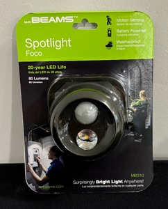 lot 138 image: New Beams Spotlight, GE Automatic Motion Sensing Light Control and GE Tabletop Charging Station