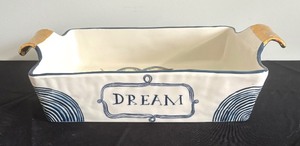 lot 211 image: Anthropology Ruan Hoffman Dreambirds Baking Dish