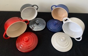 lot 98 image: Le Creuset Mini Cocotte Set of Four