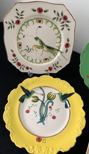 lot 241 image: Five Nature Table by Lou Rota Plates