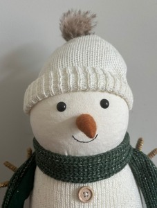 lot 217 image: Festive Snowman Figurine