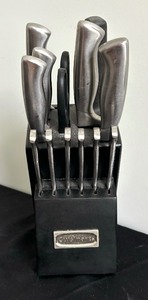 lot 222 image: Cuisinart Cutlery with Storage Block