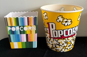 lot 226 image: Five Fun Plastic Popcorn Buckets