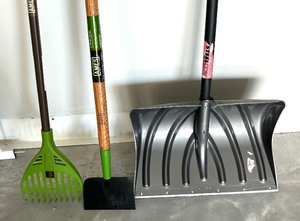 lot 232 image: Shovel, Hoe, Broom, Rake and More
