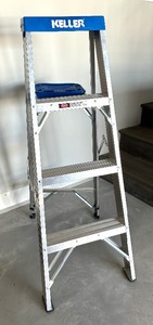 lot 235 image: Keller 4 Foot Metal Ladder