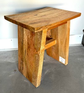 lot 273 image: Wooden Stool by Threshold