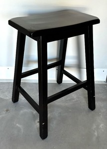 lot 274 image: Wooden Kitchen Stool