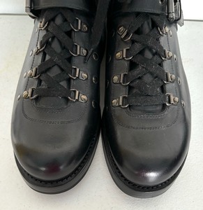 lot 276 image: Prada Leather Combat Ankle Boots