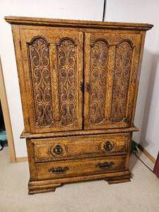 lot 36 image: Press Facade Highboy Dresser