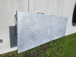 lot 230 image: Retro Aluminum Folding Table