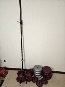lot 235 image: Home Gym Weights