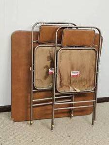 lot 241 image: Samsonite Folding Card Table
