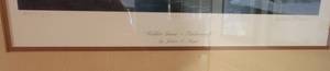 lot 26 image: James Meger SignedNumbered Framed Print  Hidden Game Timberwolf   Co Signed Herb Brooks