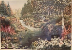 lot 52A image: Leanne Hanson Fine Art Landscape Print - Bridges Beyond