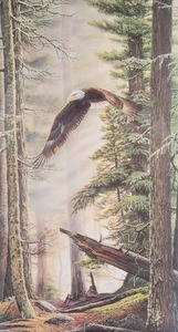 lot 54 image: Triumphant Fine Art Naturalist Print - Rick Kelley - American Heritage