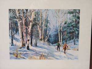 lot 94 image: Idyllic Minnesotan Fine Art Print Pair - Great Northern Winter