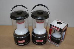 lot 44 image: 3 Coleman LED Camping Lanterns