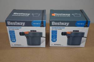 lot 45 image: 2 Bestway Sidewinder AC Air Pump