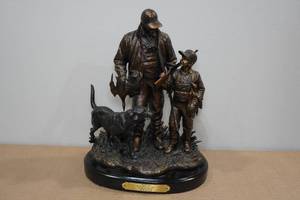 lot 65 image: Ducks Unlimited Just Us Statue By Ralph McDonald