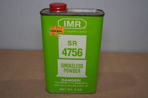 lot 72 image: 8 Oz IMR SR4756 Smokeless Powder