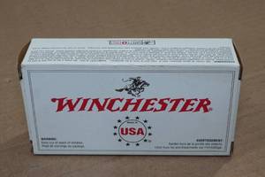 lot 77 image: 50 Winchester 9mm Luger 115 Gr FMJ Ammo